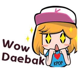Korea KPOP Fan Girl sticker #8508667