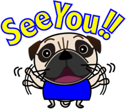 Pretty Pug!2 sticker #8509149