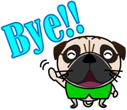 Pretty Pug!2 sticker #8509151