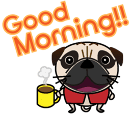 Pretty Pug!2 sticker #8509152