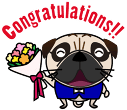 Pretty Pug!2 sticker #8509155