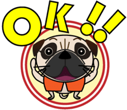 Pretty Pug!2 sticker #8509158