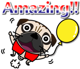 Pretty Pug!2 sticker #8509161