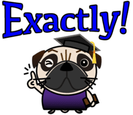 Pretty Pug!2 sticker #8509162