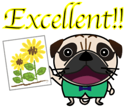 Pretty Pug!2 sticker #8509163