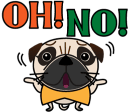 Pretty Pug!2 sticker #8509164