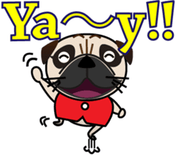 Pretty Pug!2 sticker #8509165