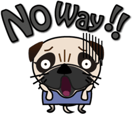 Pretty Pug!2 sticker #8509167