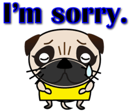 Pretty Pug!2 sticker #8509168
