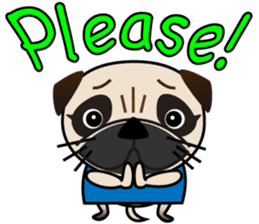 Pretty Pug!2 sticker #8509169