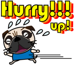 Pretty Pug!2 sticker #8509170