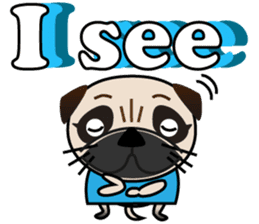 Pretty Pug!2 sticker #8509171
