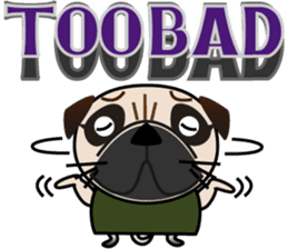 Pretty Pug!2 sticker #8509176