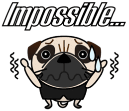 Pretty Pug!2 sticker #8509182