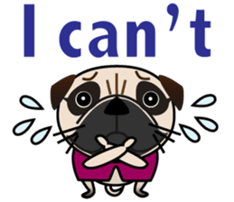 Pretty Pug!2 sticker #8509184