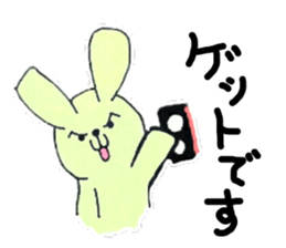Work away!Rabbit director sticker #8509249