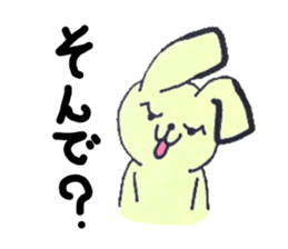Work away!Rabbit director sticker #8509251