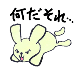 Work away!Rabbit director sticker #8509252