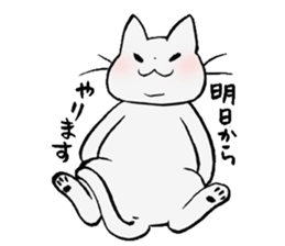 cat!!! anywhere anytime sticker #8509594