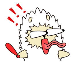 Fluffy sheep living diary sticker #8509875