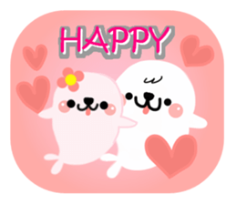 Loving seals sticker #8510169