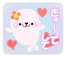Loving seals sticker #8510179