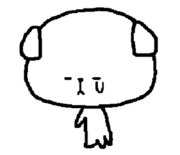 puppy Mii And tomo of rabbit sticker #8511834