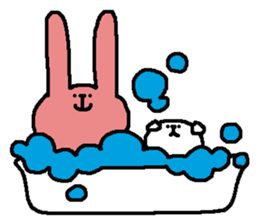 puppy Mii And tomo of rabbit sticker #8511863
