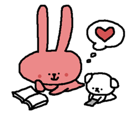 puppy Mii And tomo of rabbit sticker #8511866