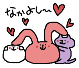 puppy Mii And tomo of rabbit sticker #8511873