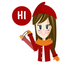 cute dearly sticker #8512074