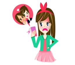 cute dearly sticker #8512088