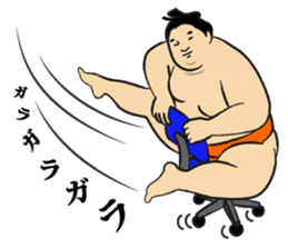 A cute Sumo wrestler 4 sticker #8512330
