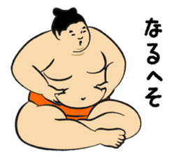 A cute Sumo wrestler 4 sticker #8512338