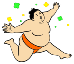 A cute Sumo wrestler 4 sticker #8512346