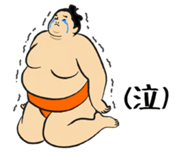 A cute Sumo wrestler 4 sticker #8512349