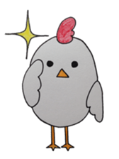 Chicken mama and children sticker #8512657