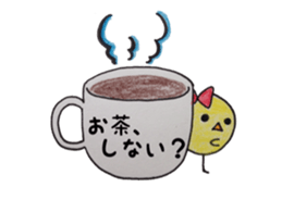 Chicken mama and children sticker #8512669