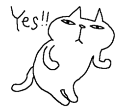 The second of a cat and the friends sticker #8512683