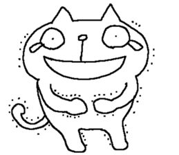 The second of a cat and the friends sticker #8512720