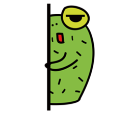 Mm-Cactus frog sticker #8513845