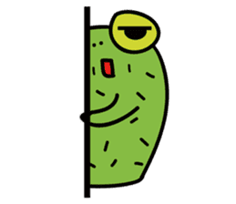 Mm-Cactus frog sticker #8513845