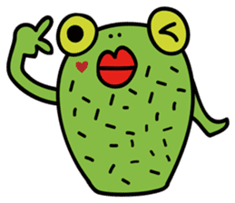 Mm-Cactus frog sticker #8513846