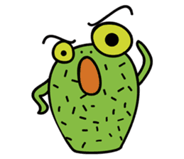 Mm-Cactus frog sticker #8513847