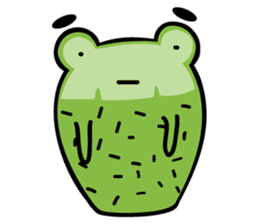Mm-Cactus frog sticker #8513848