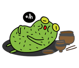 Mm-Cactus frog sticker #8513851