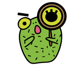 Mm-Cactus frog sticker #8513855