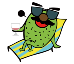 Mm-Cactus frog sticker #8513857