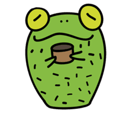 Mm-Cactus frog sticker #8513861