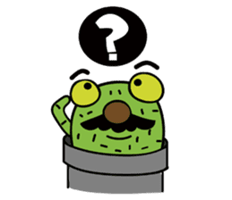Mm-Cactus frog sticker #8513863